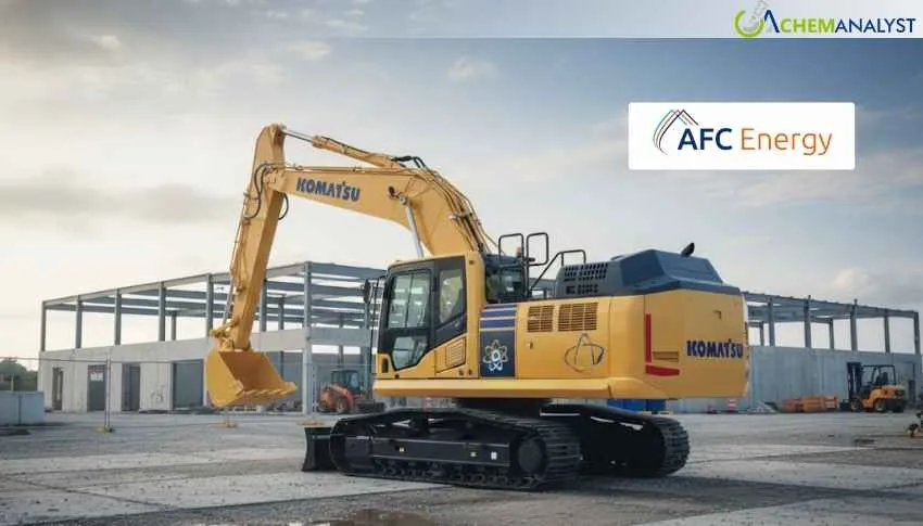 AFC Energy, Komatsu Sign $2M Deal to Develop Ammonia-Powered Engines