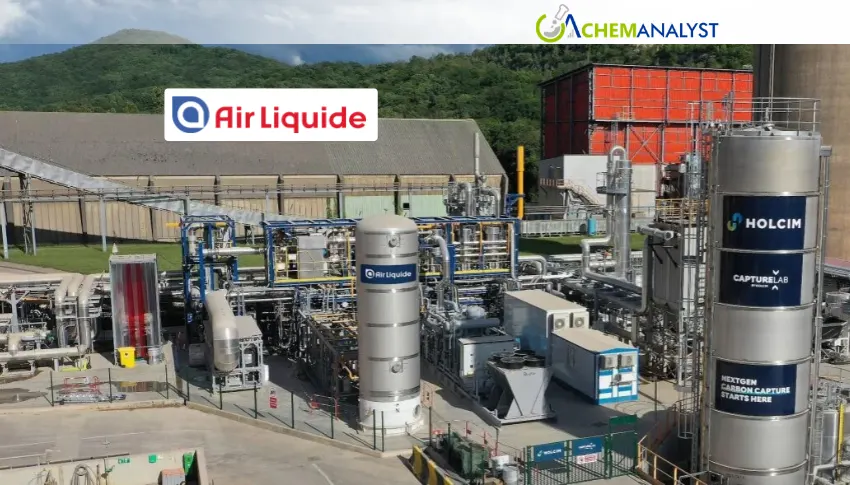 Air Liquide Launches Industrial-Scale CO2 Capture Pilot to Accelerate Cement Industry Decarbonization