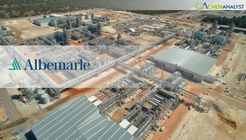 Albemarle Corporation to Place Kemerton Lithium Hydroxide Plant on Care and Maintenance