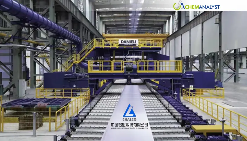 Aluminum Corporation of China Shares Gain After USD 1 Billion Guinea Alumina Plant Investment Plan