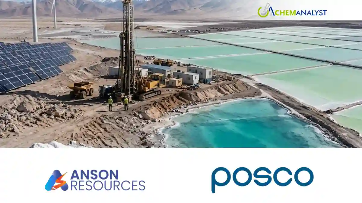 Anson Resources and POSCO Sign Definitive Agreement to Advance Direct Lithium Extraction Demonstration Plant in Utah