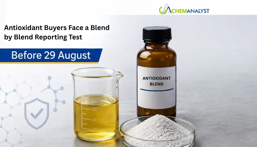 Antioxidant Buyers Face a Blend by Blend Reporting Test Before 29 August