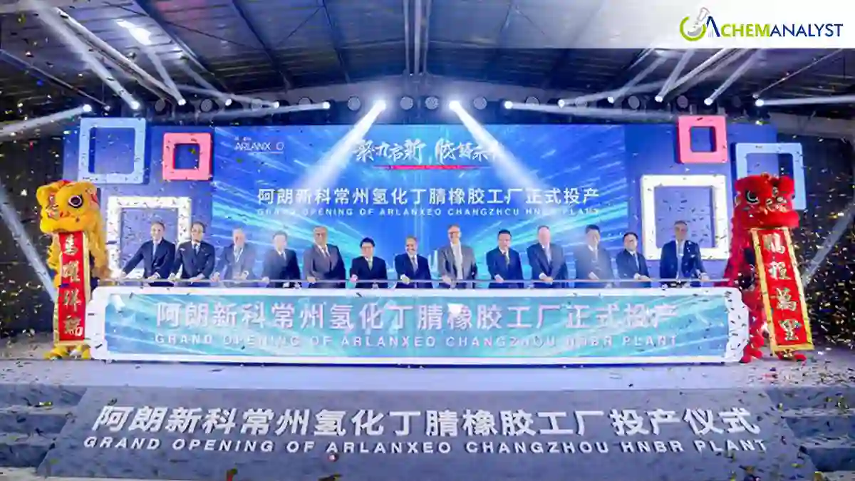 ARLANXEO Opens New Therban HNBR Manufacturing Facility in Changzhou, China