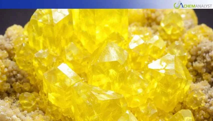 Asian Sulphur Prices Extend Rally into January 2026 on Tight Supply and New Energy Demand