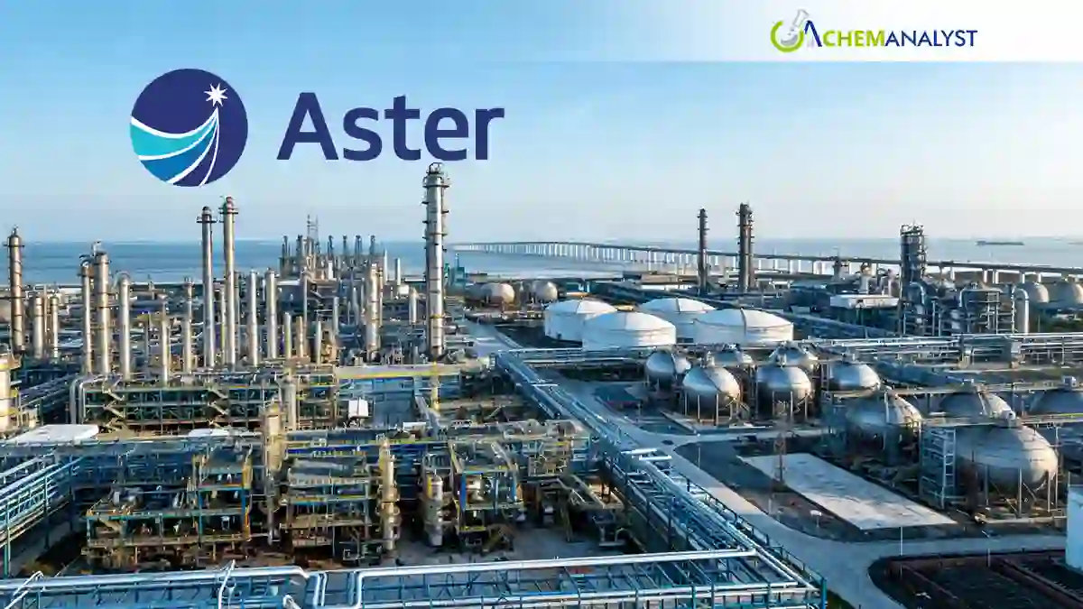 Aster Chemicals and Energy Pte. Ltd. Unveils $80 Million Plan to Expand Ethylene Export Capacity in Singapore