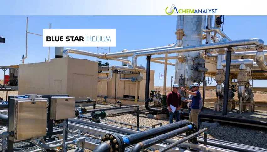 Blue Star Helium Achieves Stable Production at Colorado Plant