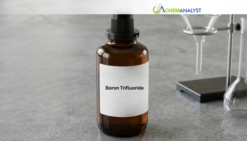 Boron Trifluoride Prices Ease 0.57% in the US During June Amid Ample Imports