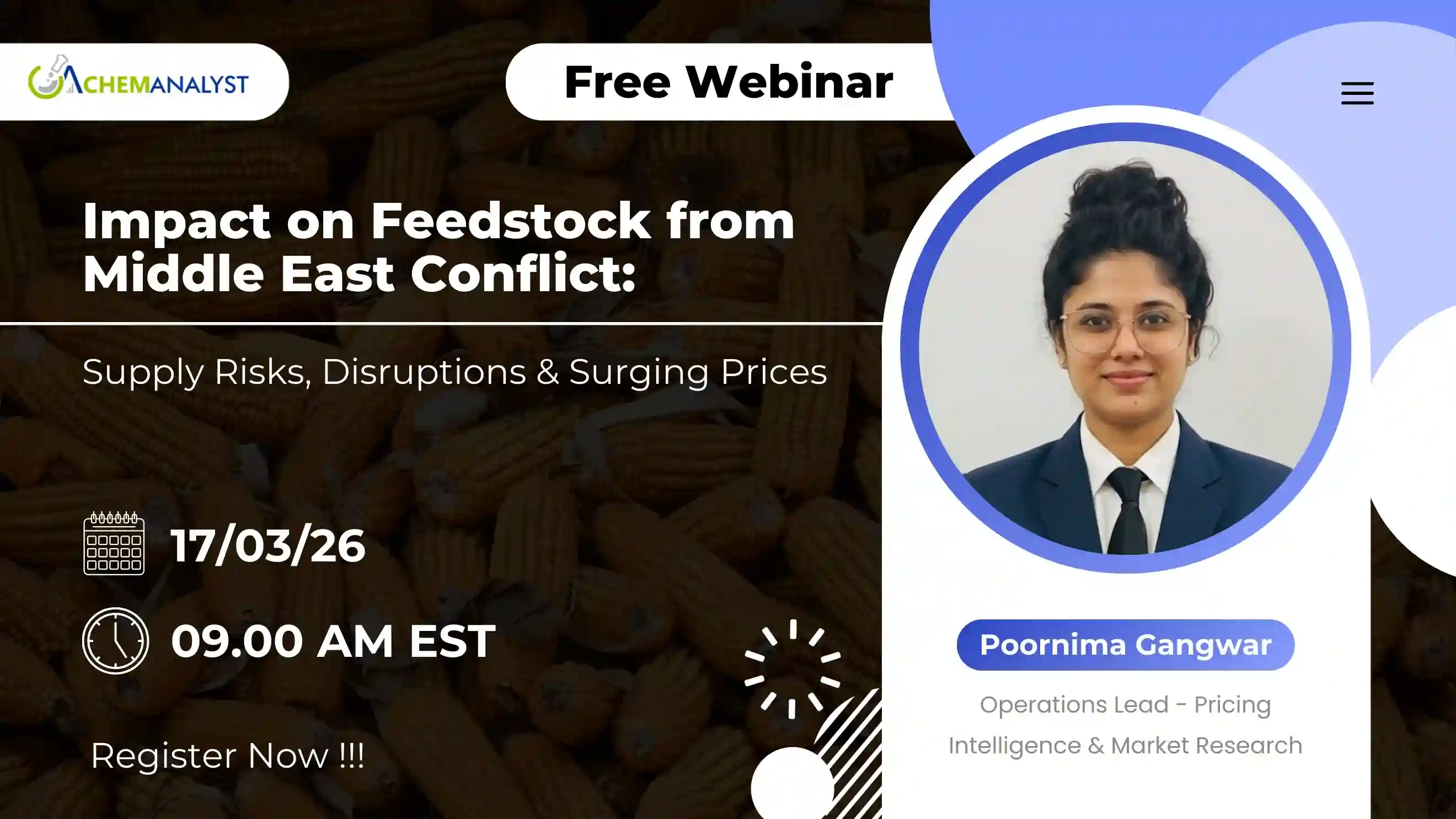 ChemAnalyst Webinar to Examine Middle East Conflict and Its Impact on Global Feedstock Supply