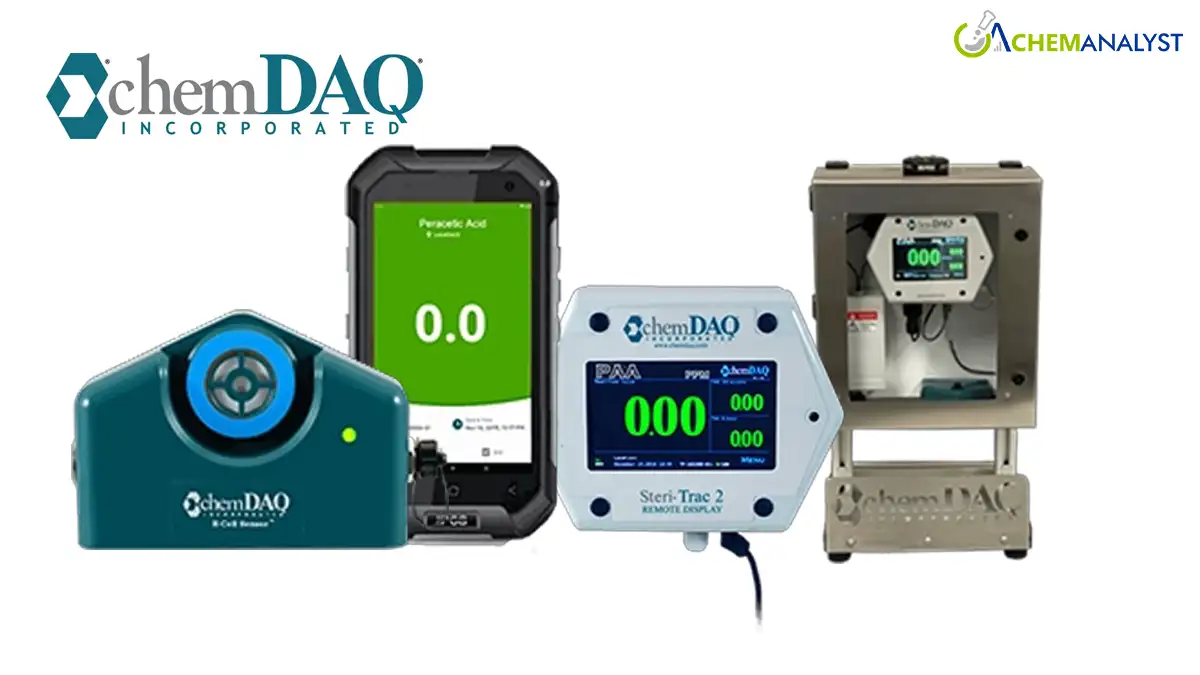 ChemDAQ Launches Continuous Monitoring Solution to Improve PAA Exposure Management in Food and Beverage Processing