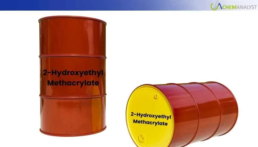 China's 2-Hydroxyethyl Methacrylate (HEMA) Prices Rise 21.83% in March 2026