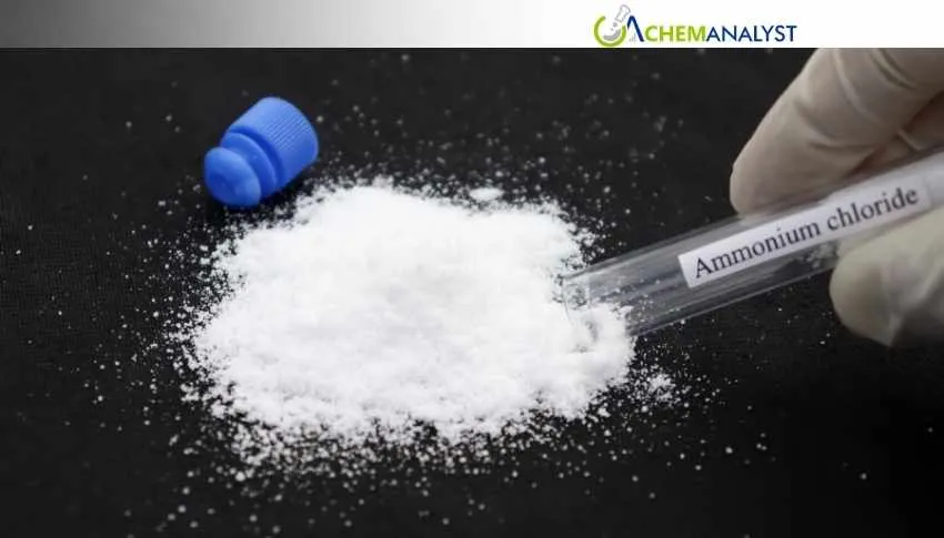 China Ammonium Chloride Market Expected to Stabilize Following Sharp April Correction