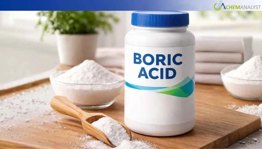 China Boric Acid Down 3.9% in January, 1% Rebound Expected in February