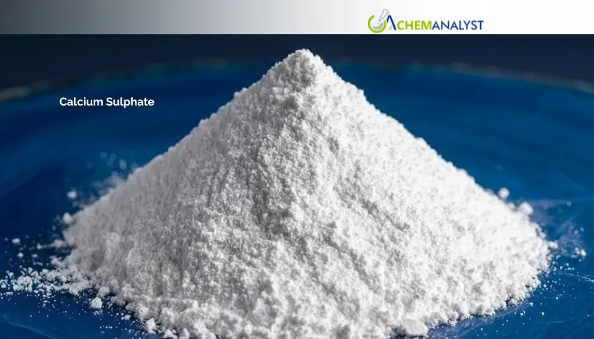 China Calcium Sulphate Prices Rise 1.40% in June 2026 on Higher Sulphuric Acid Costs