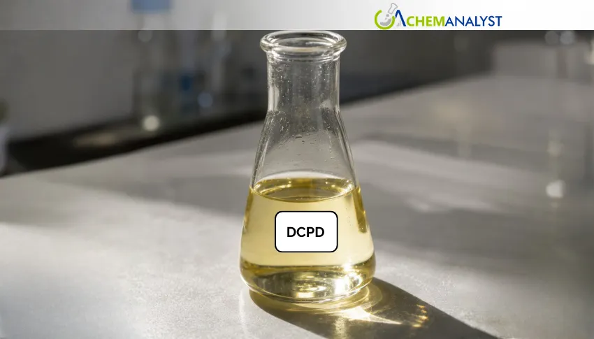 China Dicyclopentadiene Prices Fall 11.92% in May 2026, as Availability Improves