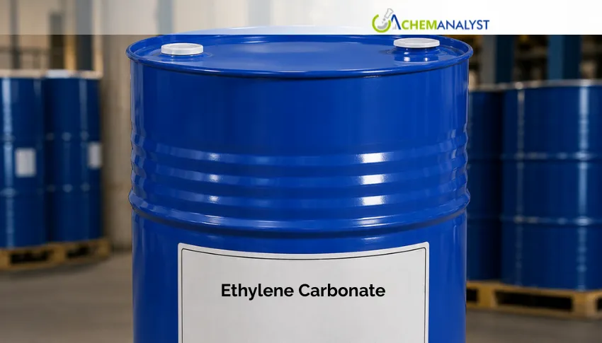 China Ethylene Carbonate Prices Firm in August After 5.51% July Decline