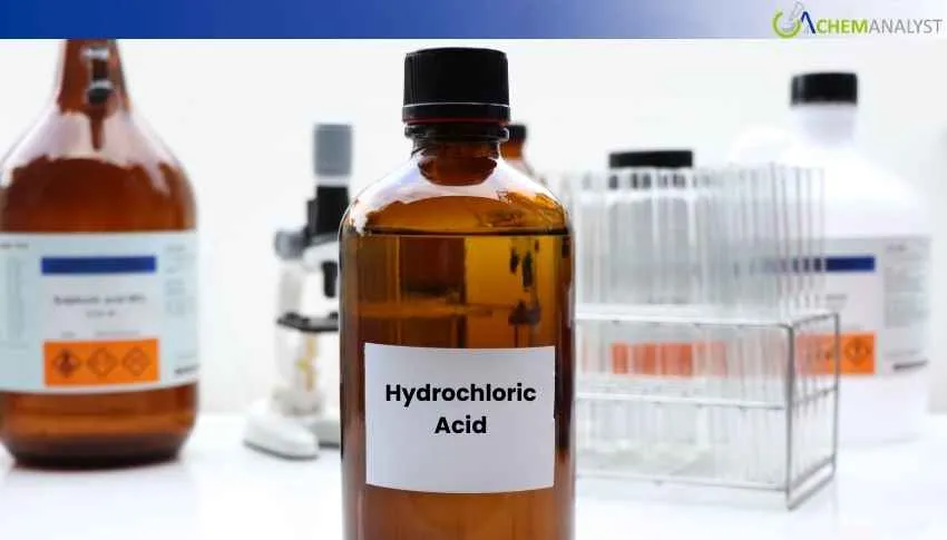 China Hydrochloric Acid Prices Fall 14.29% in early February 2026