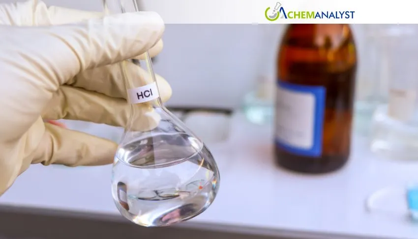 China Hydrochloric Acid Prices Rise 4.76% in late May Amid Tight Supply Meets Steady Demand
