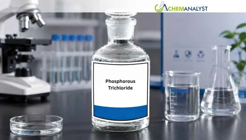 China Phosphorous Trichloride Prices Fall 14.4% in May 2026, Correcting After April Gains