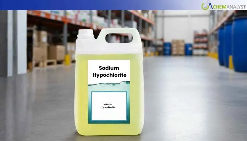 China Sodium Hypochlorite Prices Surge 5.6% as Export Demand Tightens Spot Supply