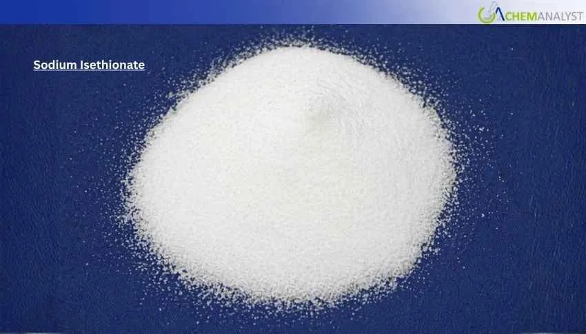 China Sodium Isethionate Prices Rise 25.5% in March 2026 as Supply Disrupts
