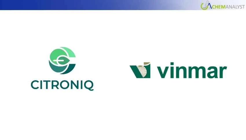 Citroniq and Vinmar Group’s Premier Unit Sign 15-Year Deal for Carbon-Negative Polypropylene