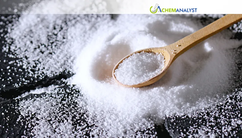 Comfortable Availability Expected to Push US Sodium Citrate Prices Down 1.3% in July