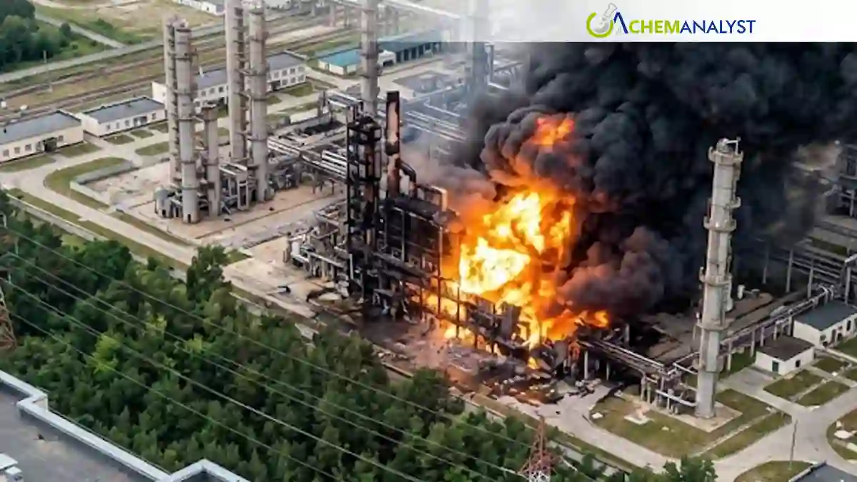 Drone Attack Shuts Russia’s Major Sibur Petrochemical Complex