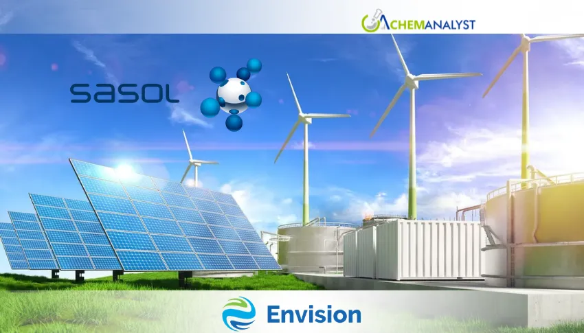 Envision, Sasol Partner to Study Green Hydrogen at Sasolburg