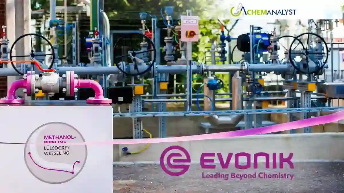 Evonik Enhances Methanol Supply Chain to Strengthen European Methionine Production Network