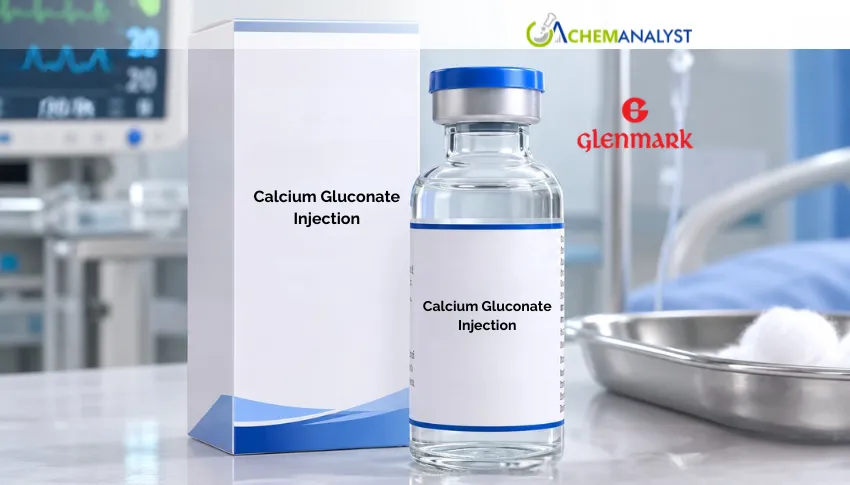Glenmark Strengthens US Injectables Portfolio With Calcium Gluconate