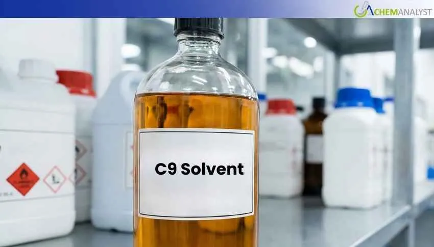 Global C9 Solvent Prices Show Mixed Regional Movements in Year End