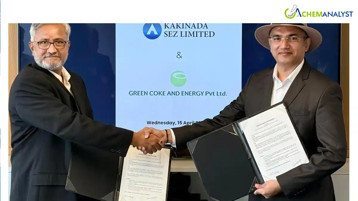 Green Coke Signs MoU with Kakinada SEZ for Rs. 700 Crore Metallurgical Coke Plant