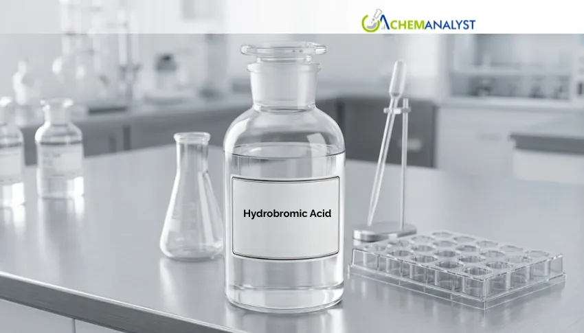 Hydrobromic Acid Prices in China Gain 4.4% as Spot Buying Improves