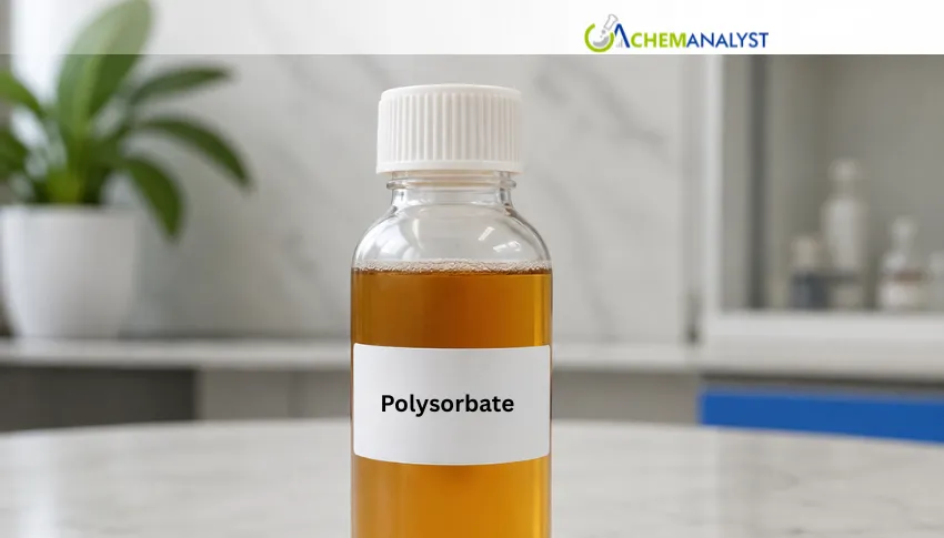 India’s Polysorbate Prices Ease in July on Lower Feedstock Costs and Freight