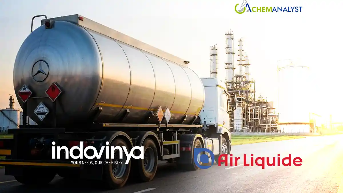 Indovinya Teams Up with Air Liquide for Renewable Oxygen in Ethylene Oxide Production