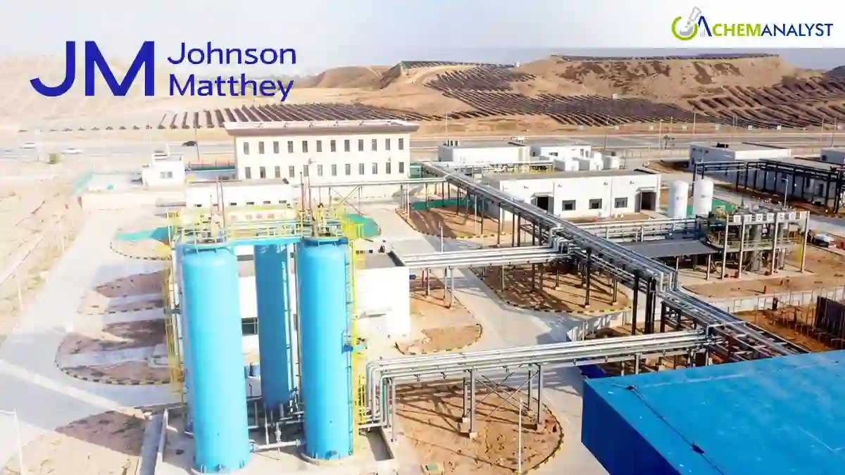 Johnson Matthey Selected by Liquid Sunshine for Commercial Biomethanol Project in China