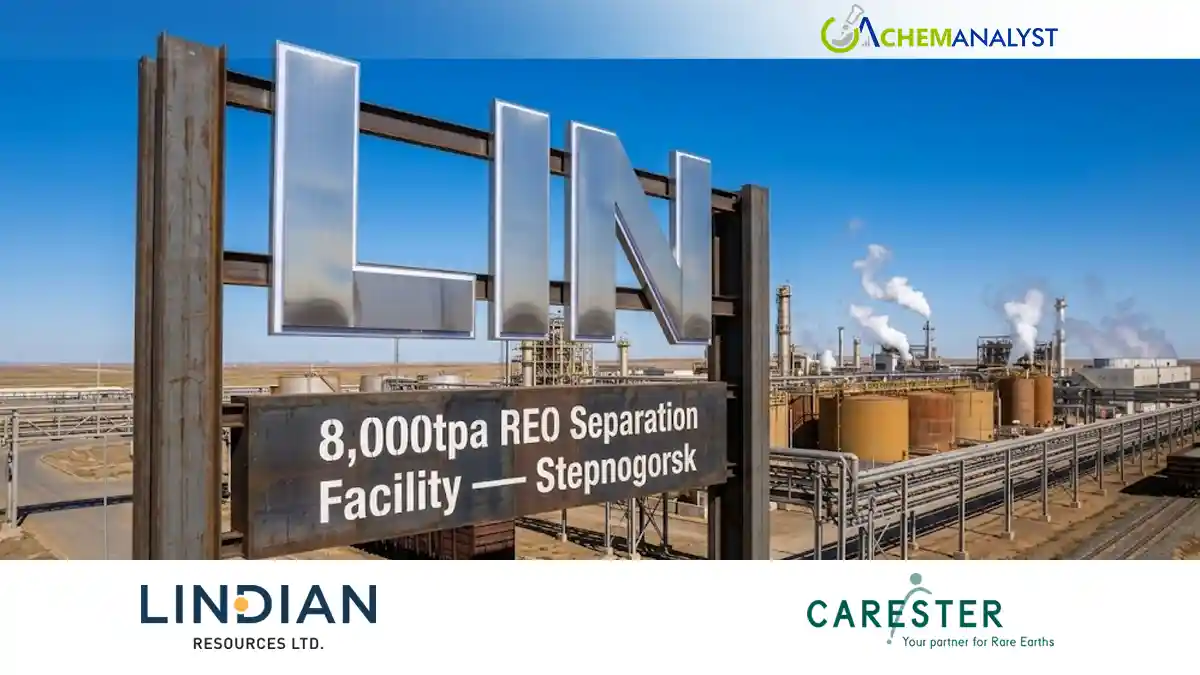 Lindian Partners with Carester for 8,000 TPA Rare Earth Facility