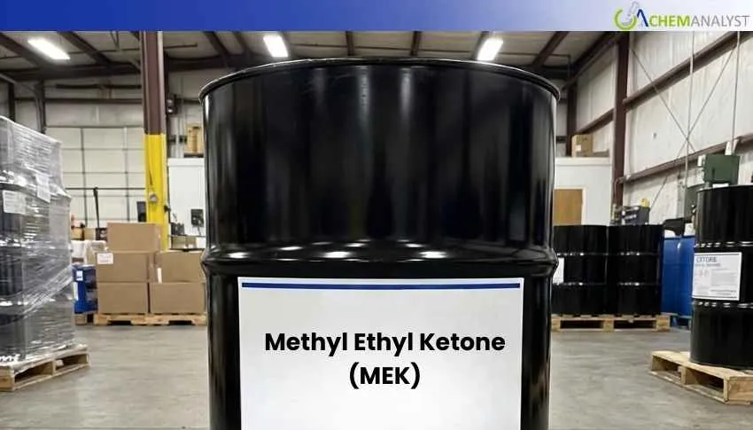 MEK Prices Remain Under Pressure in Asia After 2.2% Decline, Outlook Stays Negative