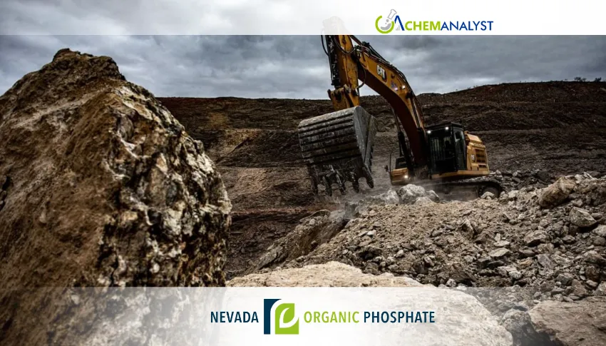 Nevada Organic Phosphate Reports Clean 10.89% P2O5 Drill Result