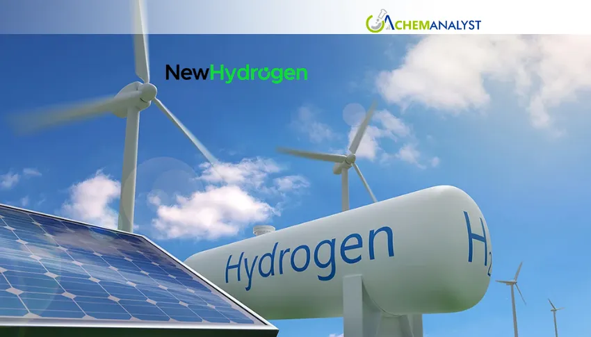 NewHydrogen Files Third Patent to Advance Low-Cost Clean Hydrogen