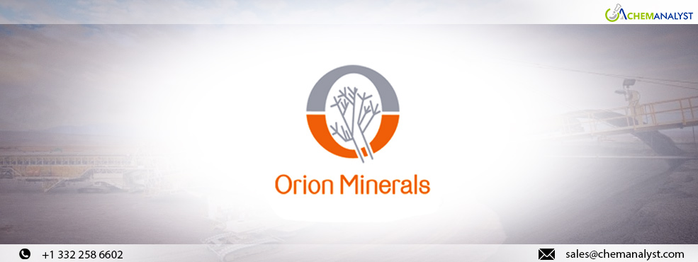 Orion Minerals Nearing Completion of South African Copper Acquisition Agreement