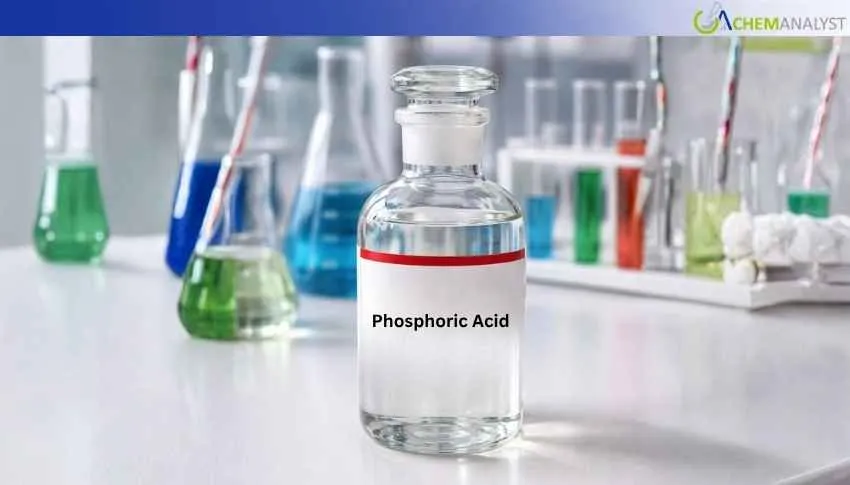 Phosphoric Acid Prices Extend Gains on Tight Supply and Strong Fertilizer Demand