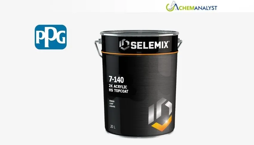 PPG Launches Selemix 7-140 High-Solids Topcoat for Industrial Applications