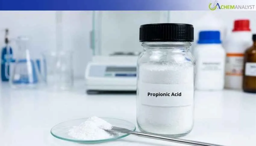 Propionic Acid Prices Rise 5% as Supply Tightens and Costs Increase