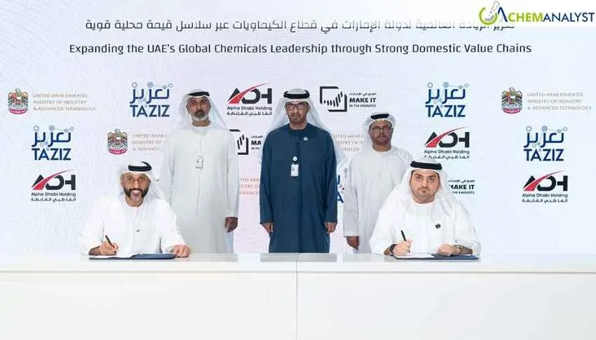 TA’ZIZ and Alpha Dhabi Forge Strategic Partnership for $10 Billion Chemicals Investment in UAE