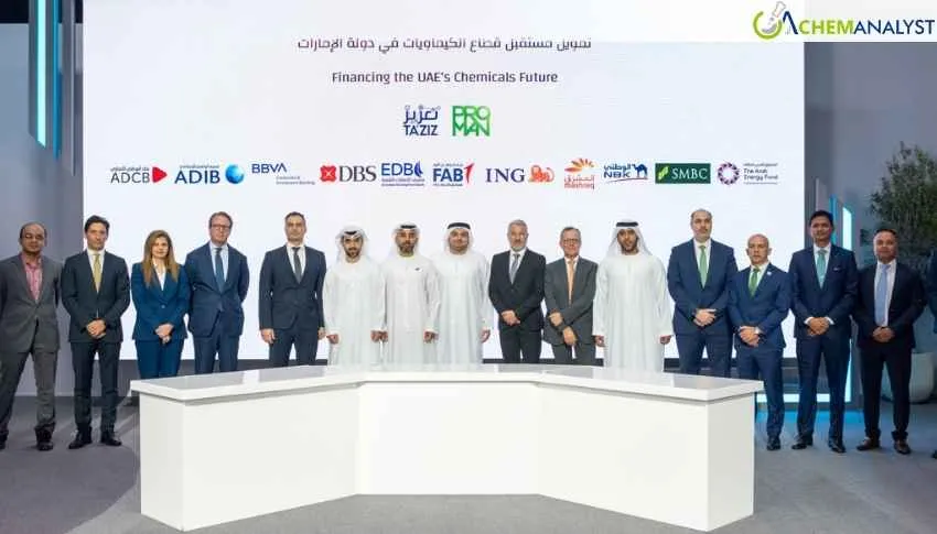 TA’ZIZ Secures $2 Billion Financing for UAE’s First World-Scale Methanol Plant