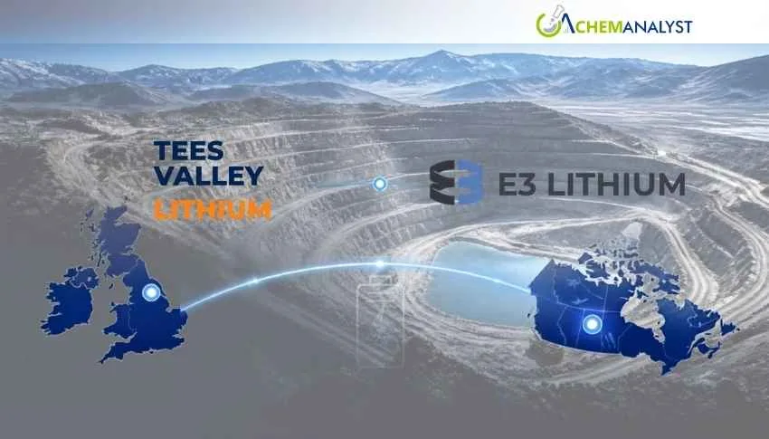 Tees Valley Lithium and E3 Forge UK-Canada Battery Lithium Supply Chain Partnership