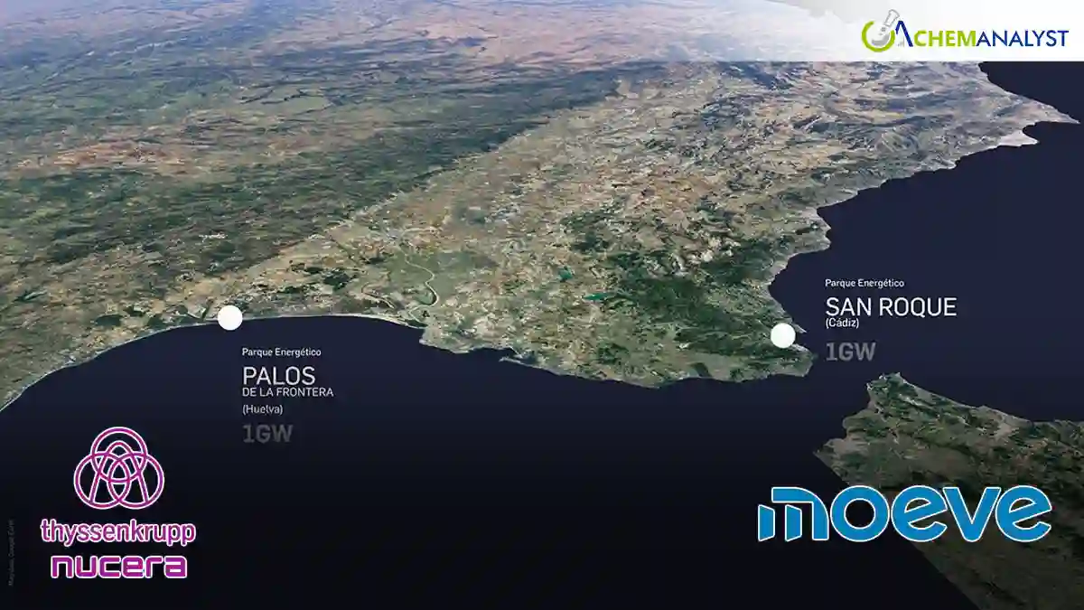 thyssenkrupp nucera to Deliver Electrolyzers for Moeve’s Southern Europe’s Largest Green Hydrogen Project