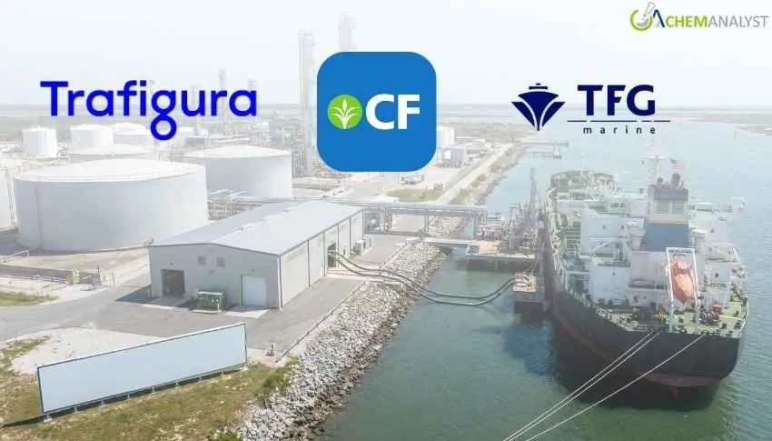 Trafigura, CF Industries, and TFG Marine Collaborate to Promote Low-Carbon Ammonia as Marine Fuel in US