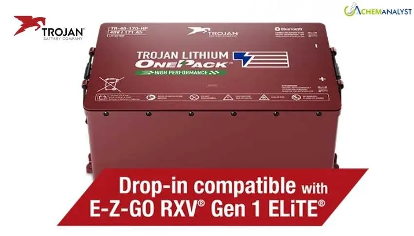 Trojan Battery Introduces New Lithium Upgrade for E-Z-GO RXV Gen 1 ELiTE Golf Carts